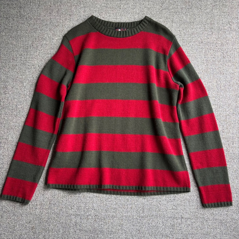 Vintage Morbid Threads Sweater Small Freddie Krueger Elm Street Cobain